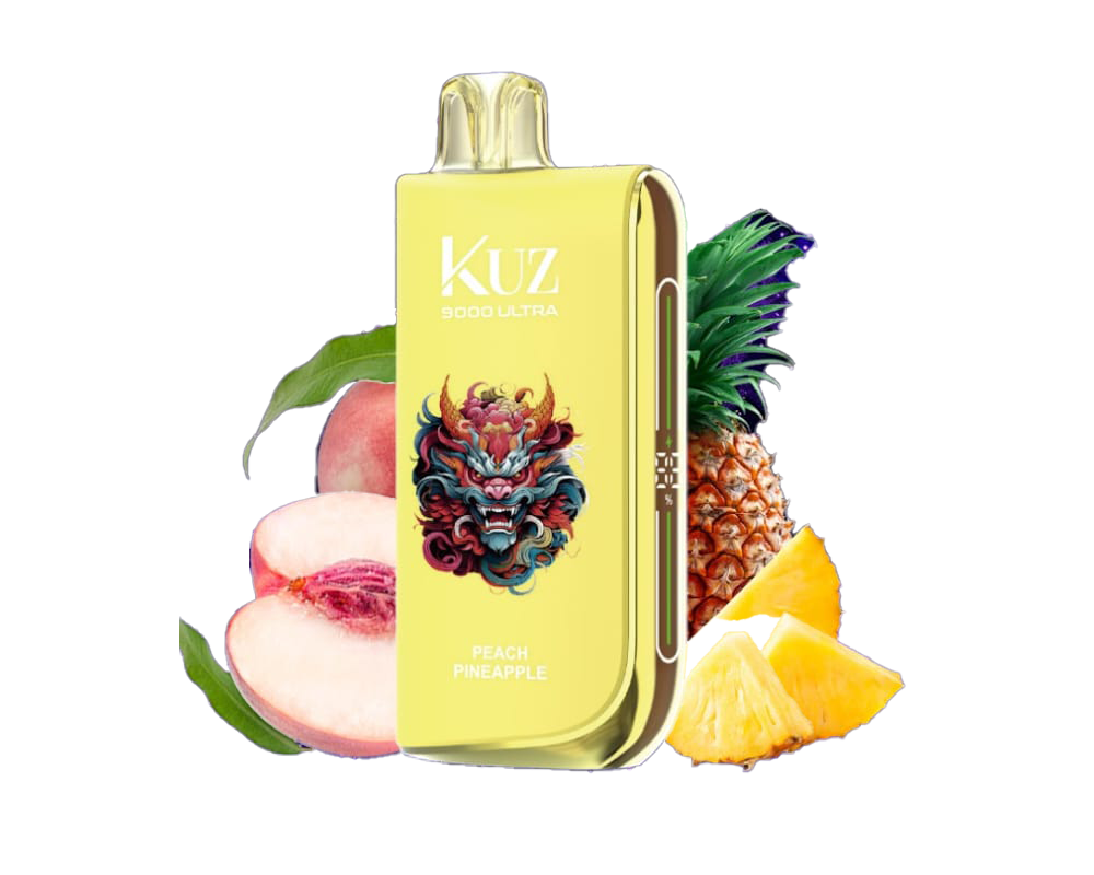 kuz ultra 9000 vape peach pineapple